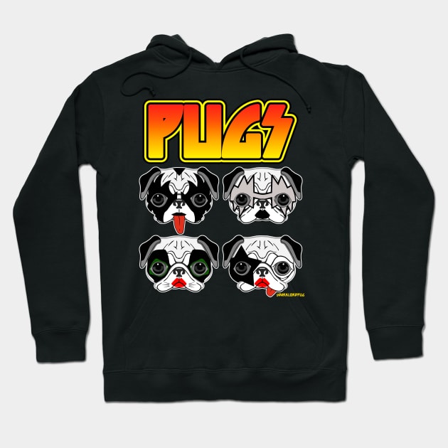 Pug Licks Hoodie by darklordpug